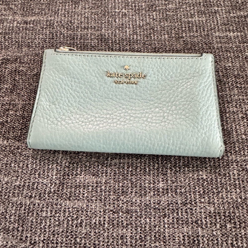 Baby Blue Kate Spade Bifold Wallet